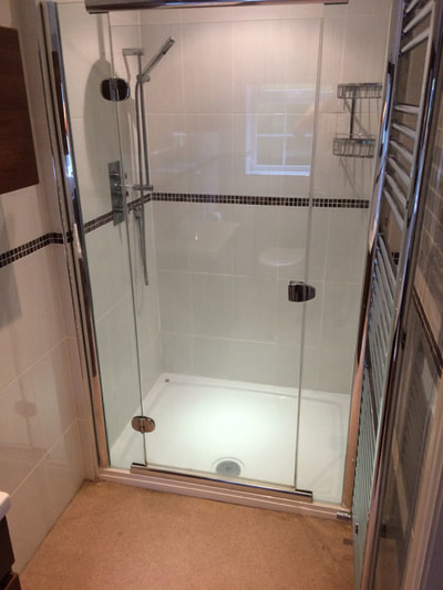 Wet room shower in Bury